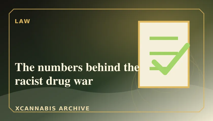 The numbers behind the racist drug war featured image