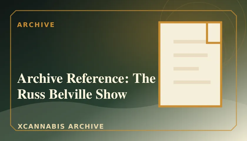 Archive Reference: The Russ Belville Show featured image